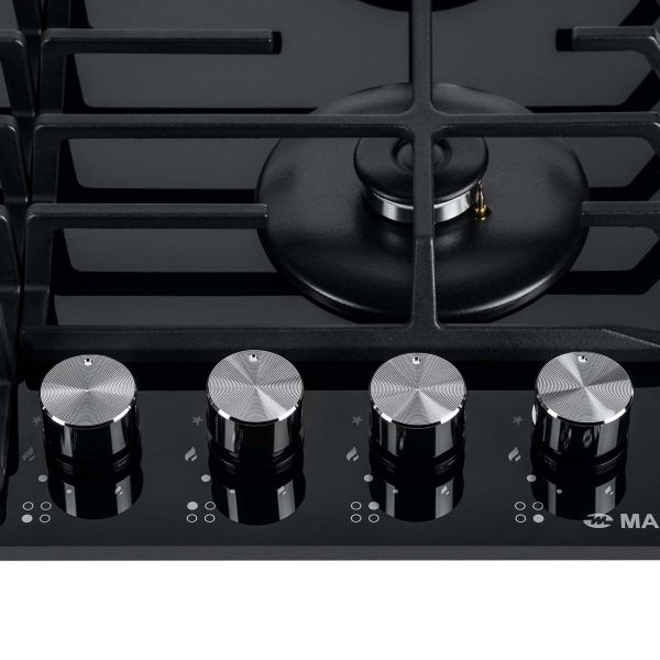 Изображение товара Встраиваемая газовая панель независимая Maunfeld EGHG.64.6CB/G черная