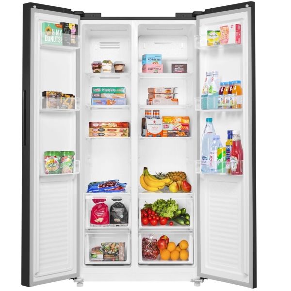 Изображение товара Холодильник (Side-by-Side) Maunfeld MFF177NFBE