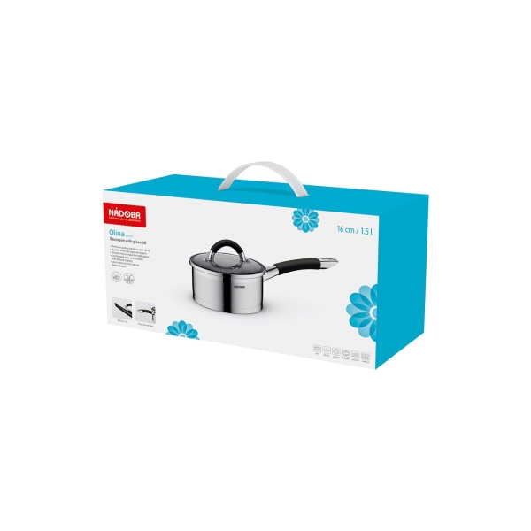 Изображение товара Ковш Nadoba Olina 16см/1,5л, с крышкой (726414)