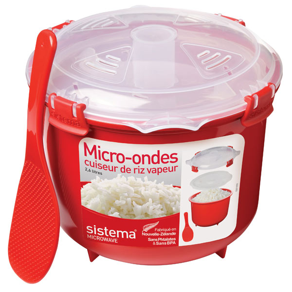 Изображение товара Контейнер Sistema Microwave Rise Steamer 2.6л Red (1110)