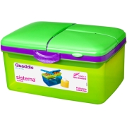 Изображение товара Контейнер для продуктов Sistema Lunch Quaddie 1.5л Green (3970С6)