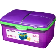 Изображение товара Контейнер для продуктов Sistema Lunch Quaddie 1.5л Violet (3970С6)