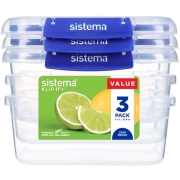 Изображение товара Набор контейнеров Sistema 881613 (3шт) 1л синий