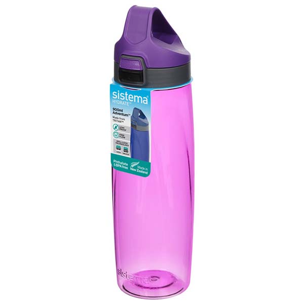 Изображение товара Бутылка для воды Sistema 680 тритан 900мл фиолетовый