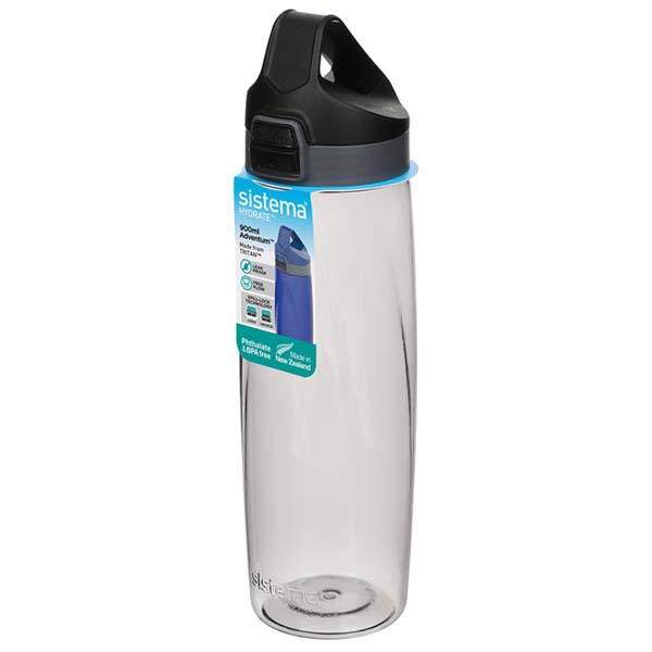Изображение товара Бутылка для воды Sistema 680 тритан 900мл черный