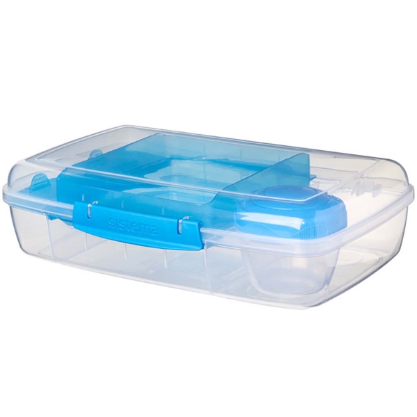 Изображение товара Контейнер для продуктов Sistema 21671 TO-GO Бенто 1,76л синий