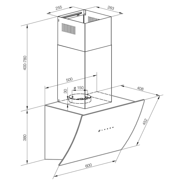 Изображение товара Вытяжка Graude DH 60.1 GE