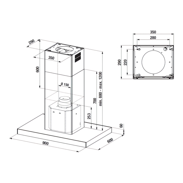 Изображение товара Островная вытяжка Kuppersbusch DI 9340.0 E
