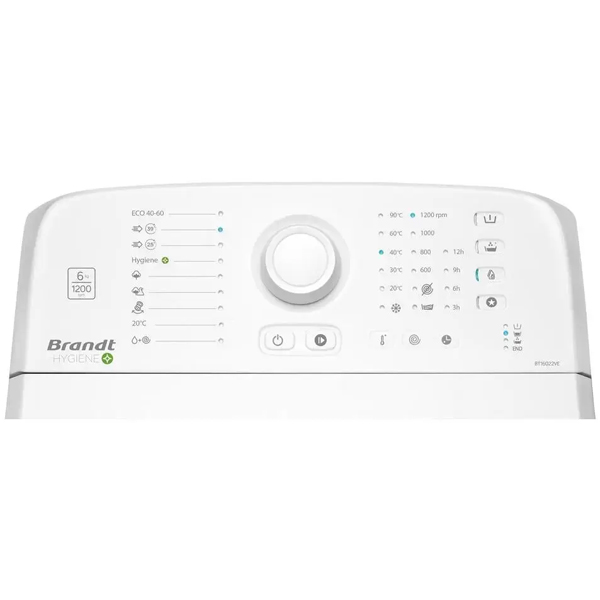 Изображение товара Стиральная машина с вертикальной загрузкой Brandt BT16022VE