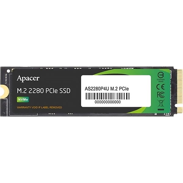 Изображение товара SSD накопитель Apacer AS2280P4U AP1TBAS2280P4U-1 1TB M.2 2280 NVMe