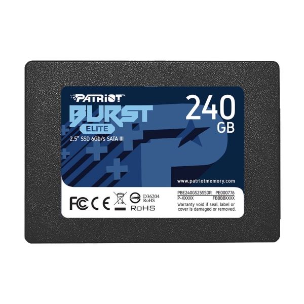 Изображение товара SSD накопитель Patriot Memory Burst Elite 240GB (PBE240GS25SSDR)