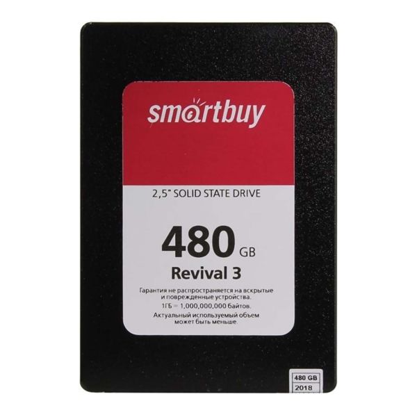 Изображение товара SSD накопитель Smartbuy 480GB Revival3 (SB480GB-RVVL3-25SAT3)