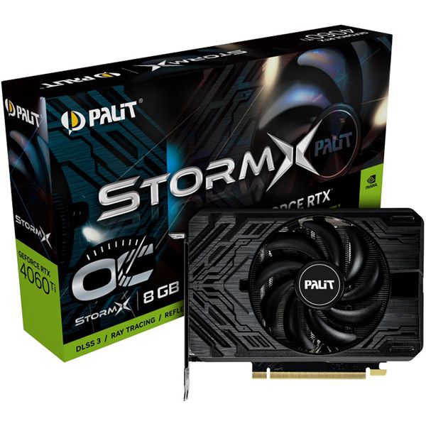 Изображение товара Видеокарта Palit GeForce RTX 4060 TI STORM X OC 8192Mb
