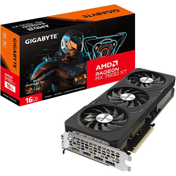 Изображение товара Видеокарта GIGABYTE Radeon RX 7600 XT 8GB (GV-R76XTGAMING OC-16GD)