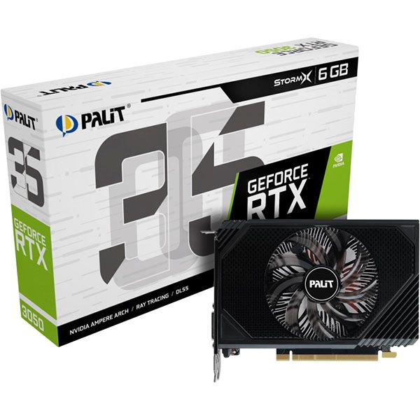 Изображение товара Видеокарта Palit NVIDIA GeForce RTX 3050 6Gb STORM X
