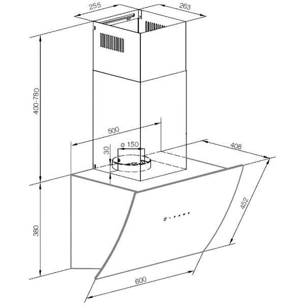 Изображение товара Вытяжка Graude DH 60.1 WE