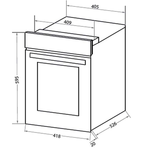 Духовой шкаф maunfeld eoem516w