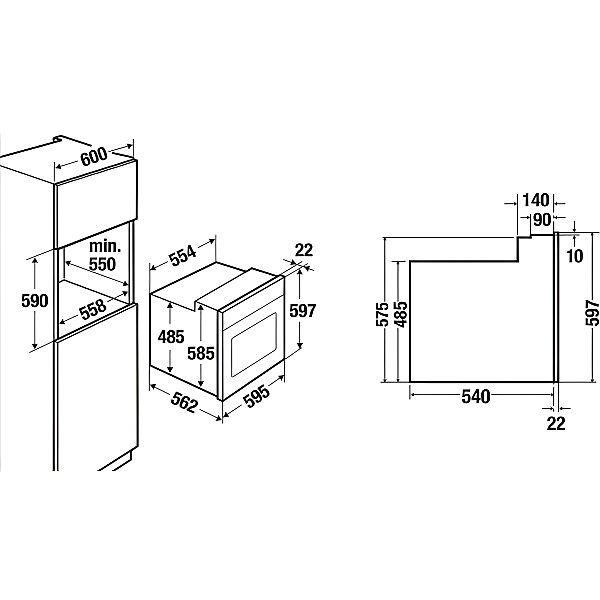 Изображение товара Электрический духовой шкаф Kuppersbusch B 6350.0 S3 Silver Chrome