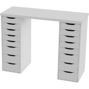Изображение товара Стол письменный Гуд Лакк Ингар 2/88 140x106x55 белый