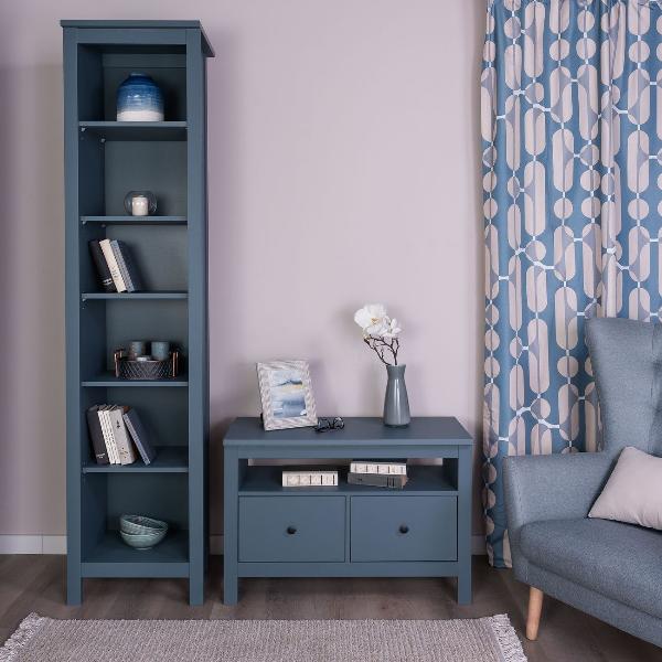 Изображение товара Тумба под телевизор Гуд Лакк САГА 2 ящика, темно-бирюзовый