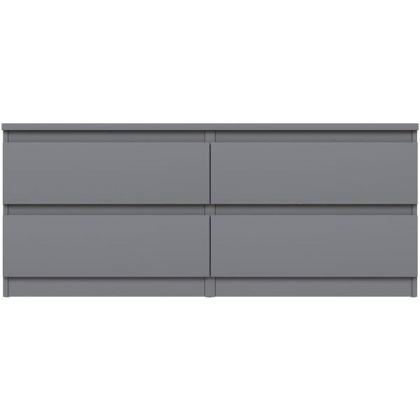 Изображение товара Тумба под телевизор Гуд Лакк КАСТОР 4 ящика, серый