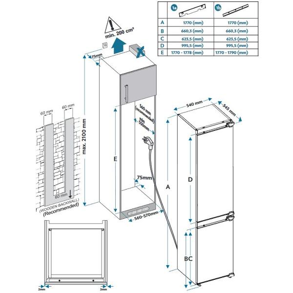 Изображение товара Холодильник (Side-by-Side) Jacky's JLF BW 1770