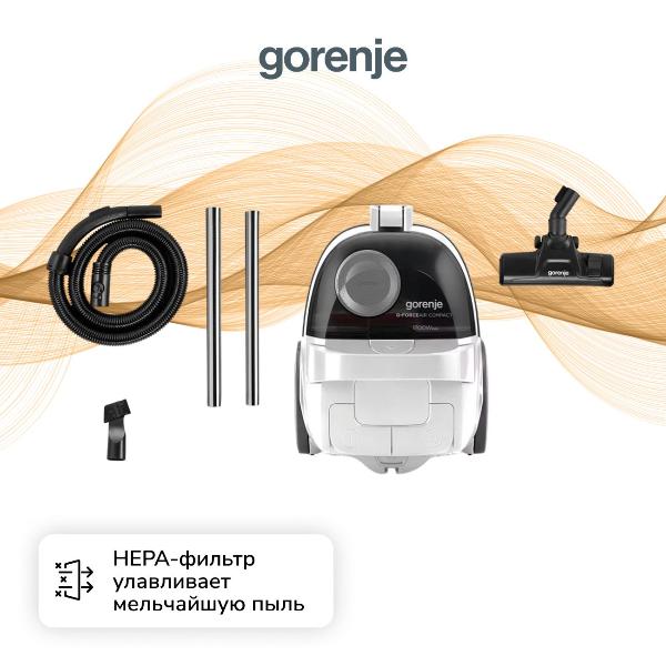 Изображение товара Пылесос с контейнером для пыли Gorenje VC1701GACWCY