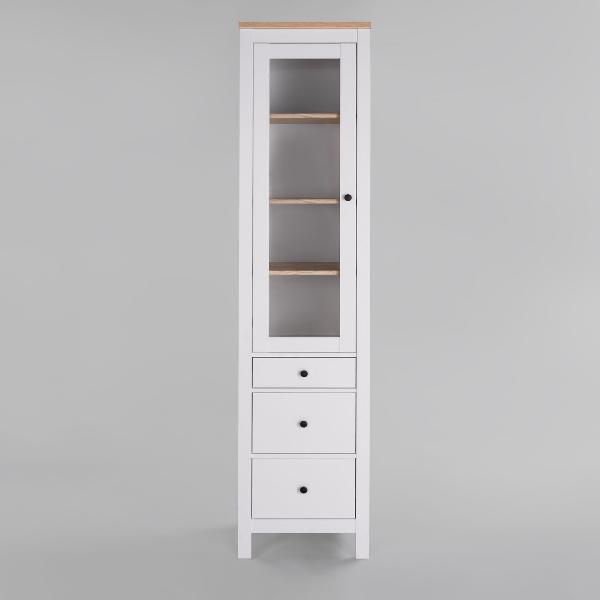 Изображение товара Шкаф Гуд Лакк 2.08.07.120.14 САГА 50 белый/ясень