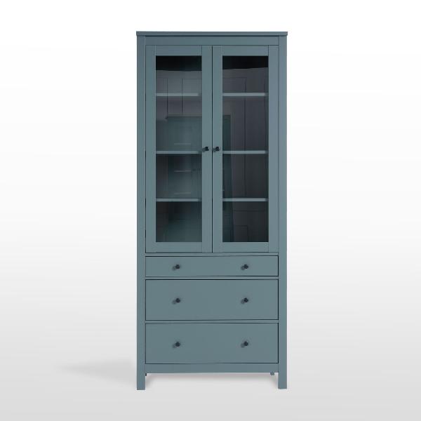 Изображение товара Шкаф Гуд Лакк 2.08.07.130.6 САГА 90 темно-бирюзовый