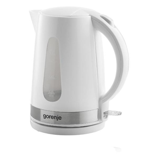 Изображение товара Электрочайник Gorenje K17WE 1.7 л Быстрое нагревание, Без фильтра Изображение товара Электрочайник Gorenje K17WE 1.7 л Быстрое нагревание, Без фильтра