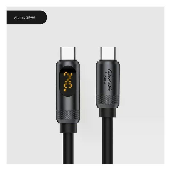 Изображение товара Кабель Hagibis Type-C Sx03S 240W PD3.1 для смартфона Изображение товара Кабель Hagibis Type-C Sx03S 240W PD3.1 для смартфона