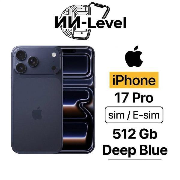 Изображение товара Смартфон Apple iPhone 17 Pro 512GB SIM+eSIM Deep Blue(без RuStor
