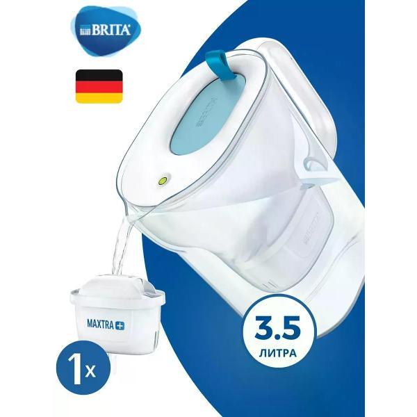 Изображение товара Фильтр-кувшин для очистки воды BRITA Style  3,5л, Синий, 1 картридж в комплекте