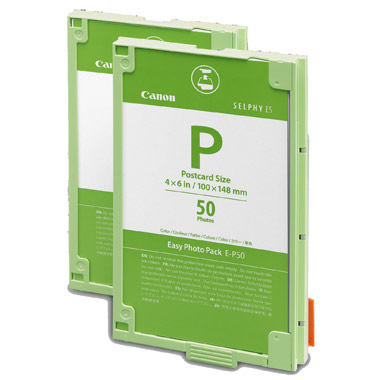 Изображение товара Набор для компактного принтера Canon Картридж + фотобумага E-P100