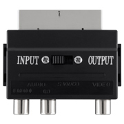 Изображение товара Переходник для кабеля Belkin SCART-S-Video/3xRCA мама (F3Y051bf)