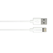 Изображение товара Кабель Lightning InterStep USB/Lightning(MFI), белый, TPE, 1,0m
