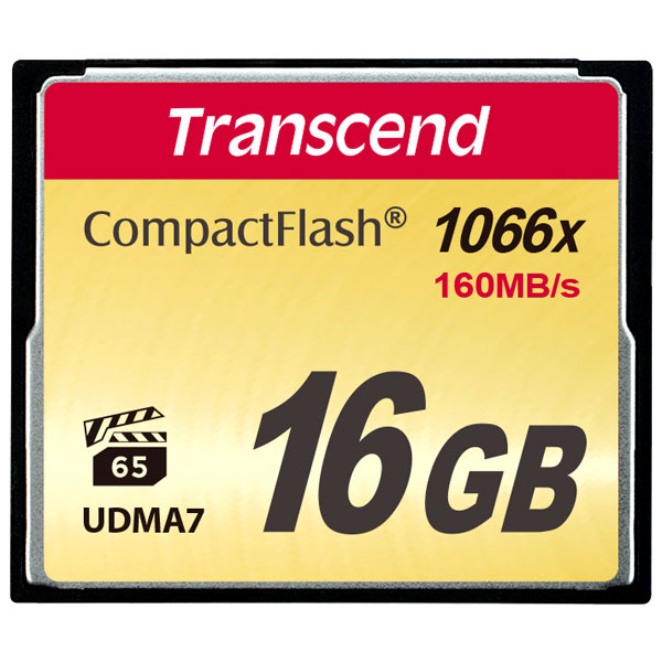 фото Карта памяти compactflash transcend ts16gcf1000