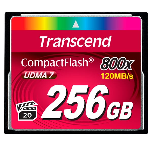 фото Карта памяти compactflash transcend ts256gcf800