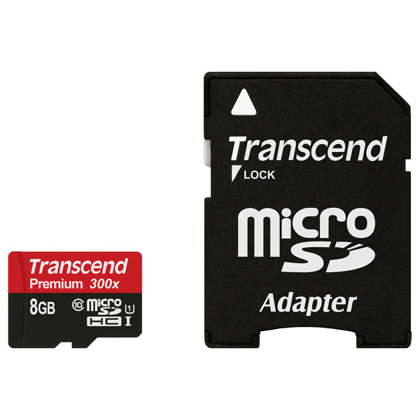 фото Карта памяти sdhc micro transcend ts8gusdu1