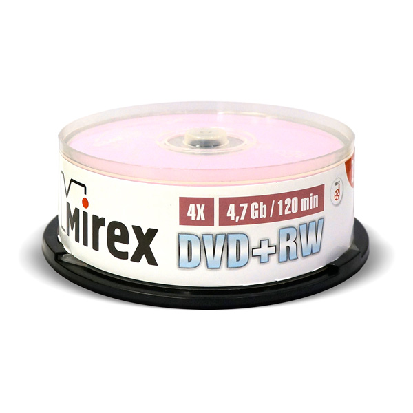 DVD+RW диск Mirex