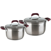 Изображение товара Набор кастрюль (нержавейка) Rondell Bojole RDS-822 2шт.: 3,3/5,6л