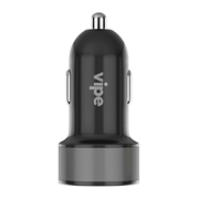 Изображение товара Автомобильное зарядное устройство Vipe 2 USB 2.4A + 1A Black (VPCCH34BLK)