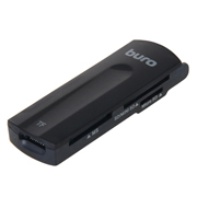 Изображение товара Устройство для чтения карт памяти Buro BU-CR-108 USB 2.0 (черный)