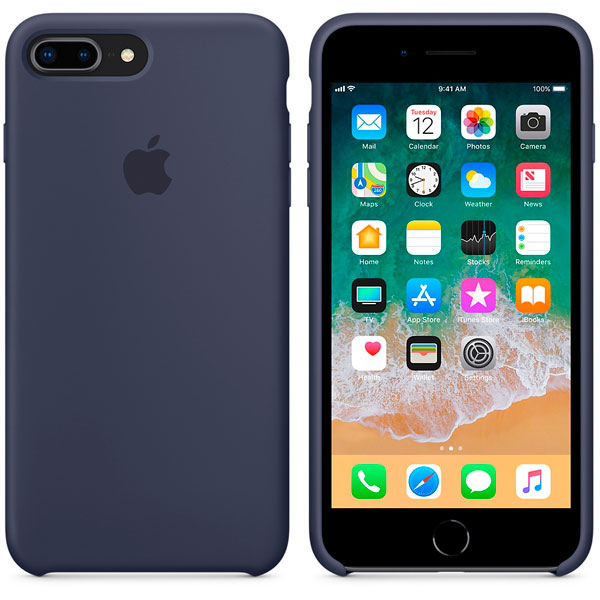 Изображение товара Чехол Apple iPhone 8 Plus / 7 Plus Silicone Midnight Blue
