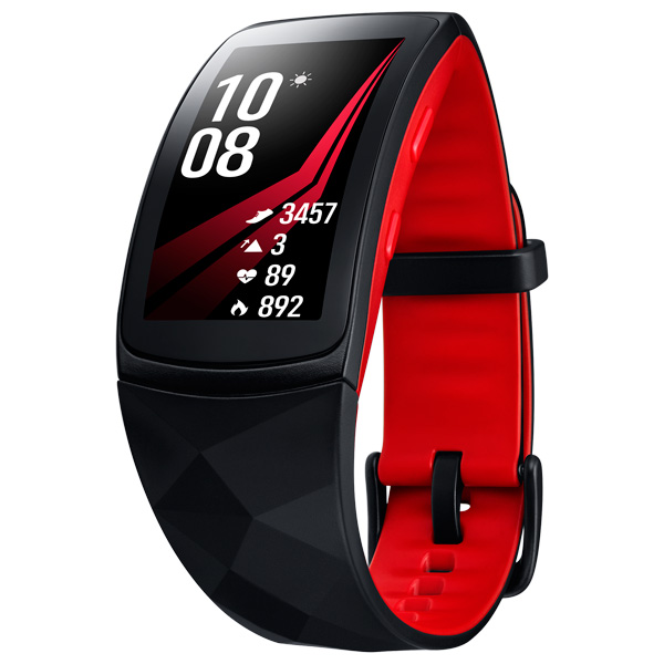 Samsung Gear Fit2 Pro Black Red L SM R365NZRASER