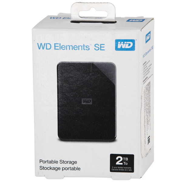 Внешний жёсткий диск Western Digital Elements Portable 4Tb (WDBU6Y0040BBK-WESN)