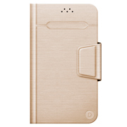 Изображение товара Универсальный чехол для смартфона Deppa Wallet Fold L 5.5"-5.7" Gold