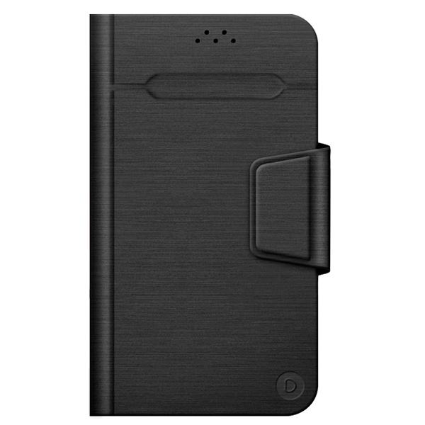 фото Универсальный чехол для смартфона deppa wallet fold l 5.5"-5.7" black