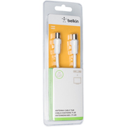 Изображение товара Кабель телевизионный Belkin TV коакс. папа/мама 2м белый (F3Y054bf2MWHT-P)