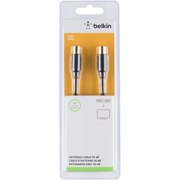 Изображение товара Кабель телевизионный Belkin TV коакс. папа/мама 2м (F3Y057BT2M)